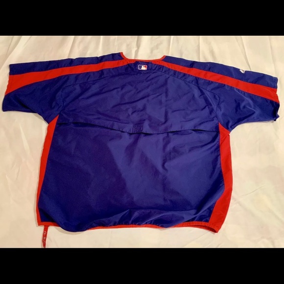 -TX Rangers Blue Pullover Short Slv - Picture 6 of 8